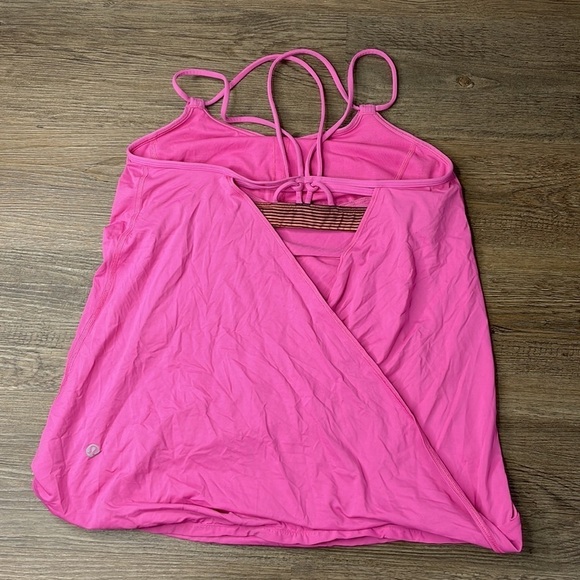 Lululemon Athletica Women’s Make A Move Tank, Paradise Pink, Yoga Tank size 6 - Picture 6 of 13